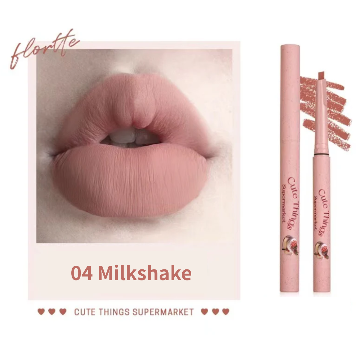 FLORTTE Velvet Matte Lip Pencil (More Colors) - TokTok Beauty