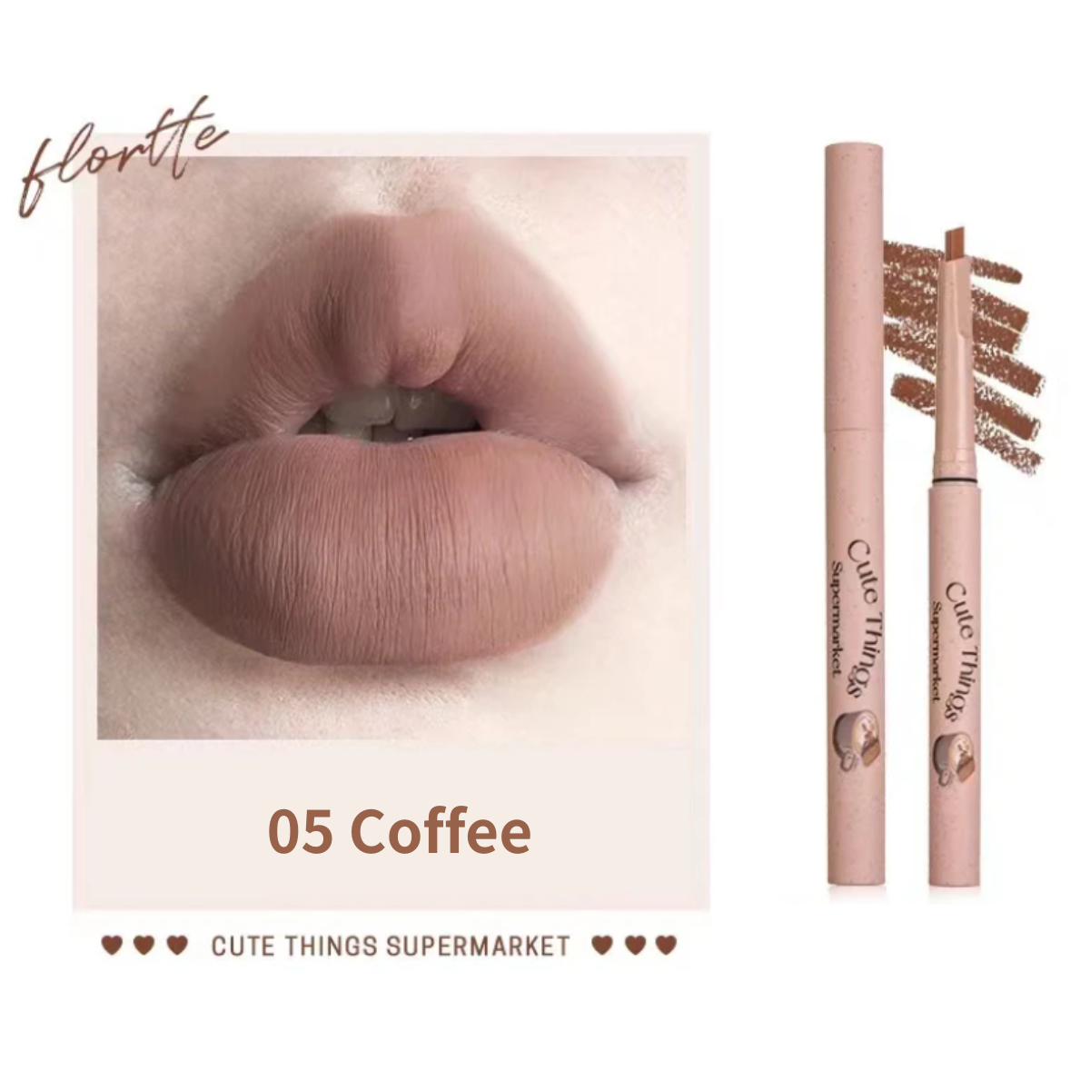 FLORTTE Velvet Matte Lip Pencil (More Colors) - TokTok Beauty