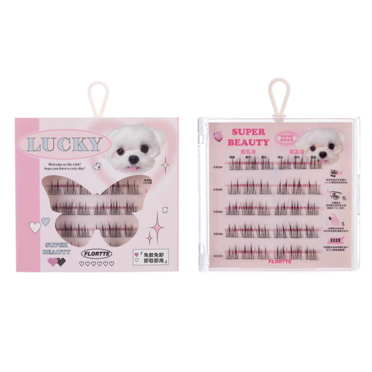 FLORTTE False Eyelashes [#Sunflower] - TokTok Beauty