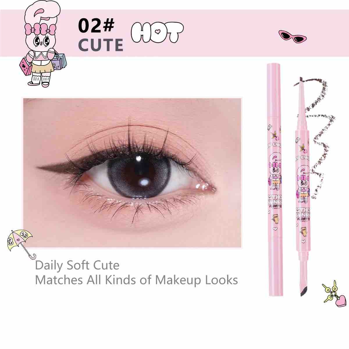FLORTTE Special Edition 2 in 1 Liner (More Colors) - TokTok Beauty