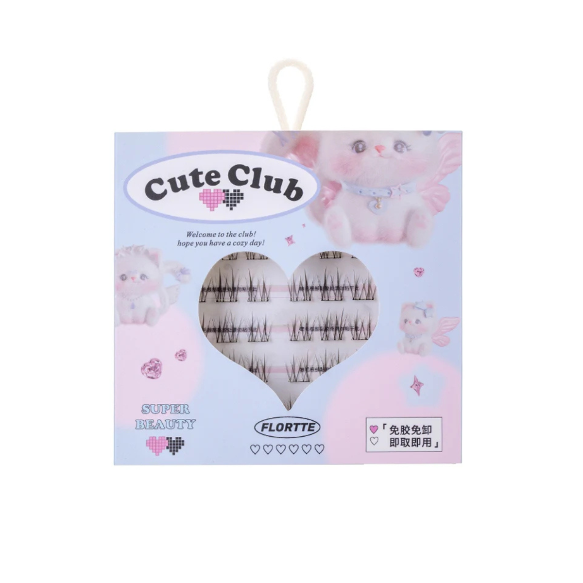 FLORTTE Special Edition False Eyelashes - 3 Style (1-3) - TokTok Beauty