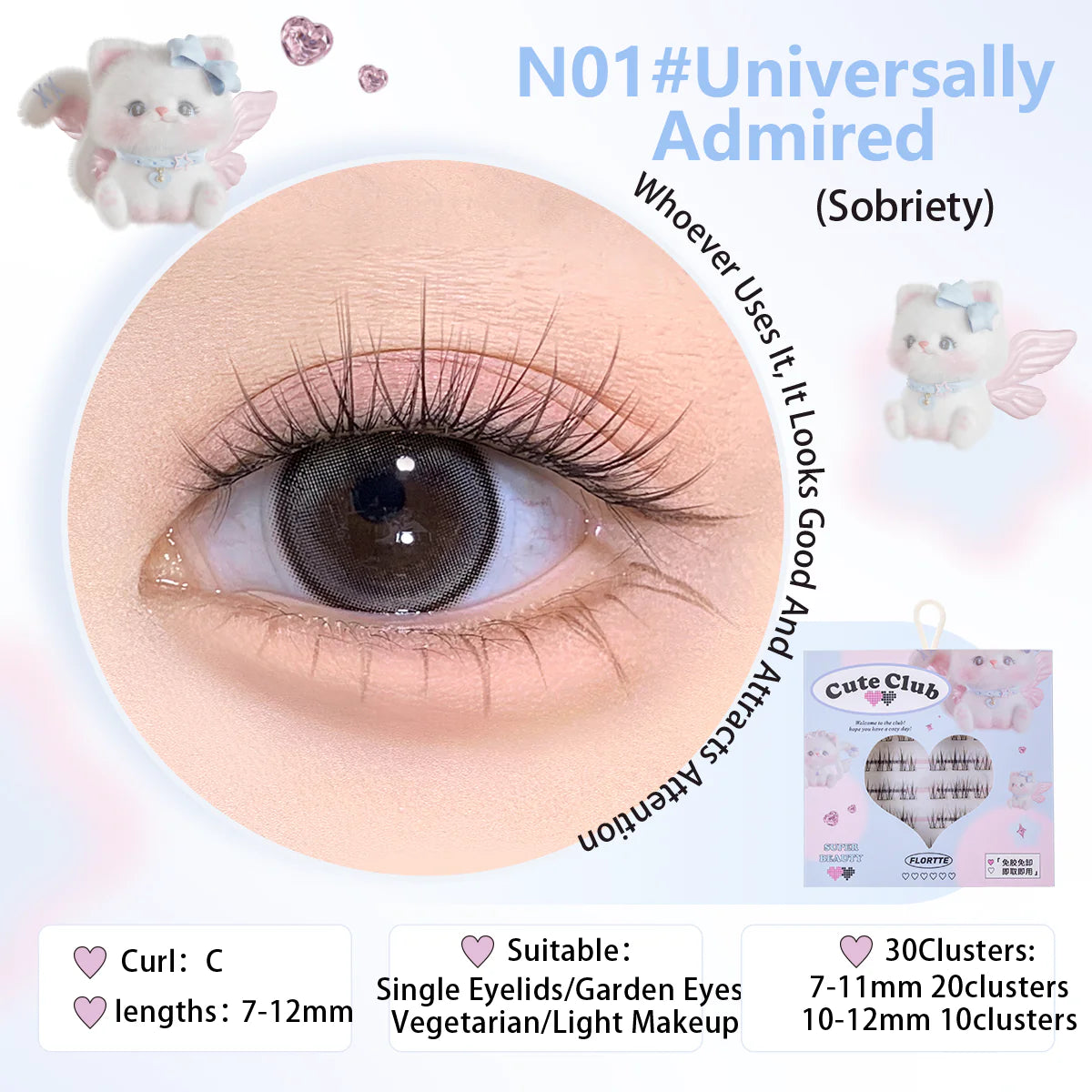 Special Edition False Eyelashes - 3 Style (1-3)
