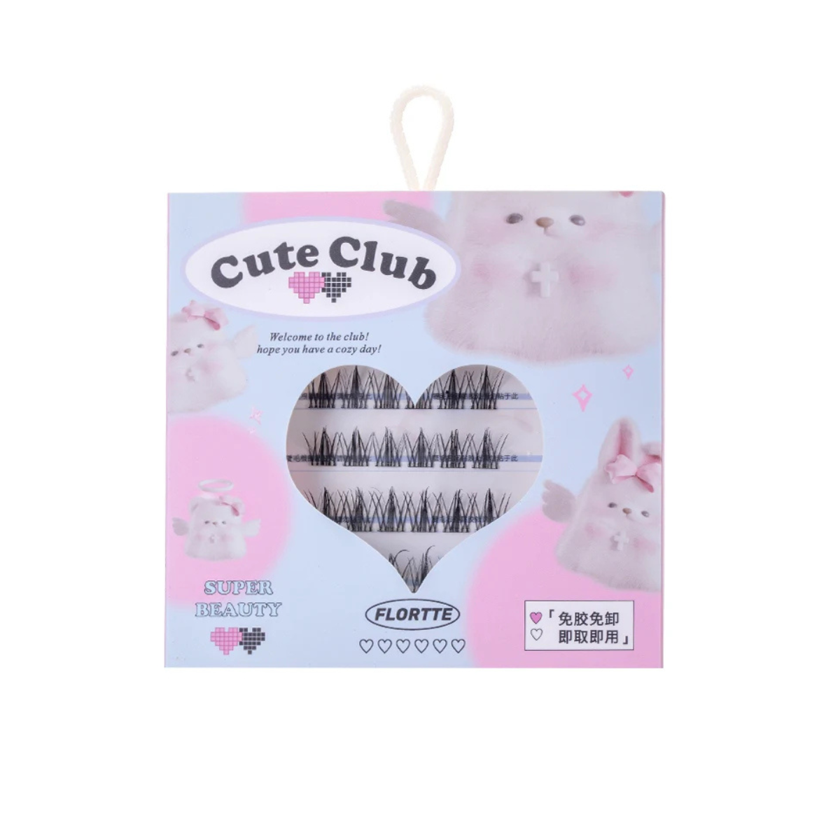 FLORTTE Special Edition False Eyelashes - 3 Style (1-3) - TokTok Beauty
