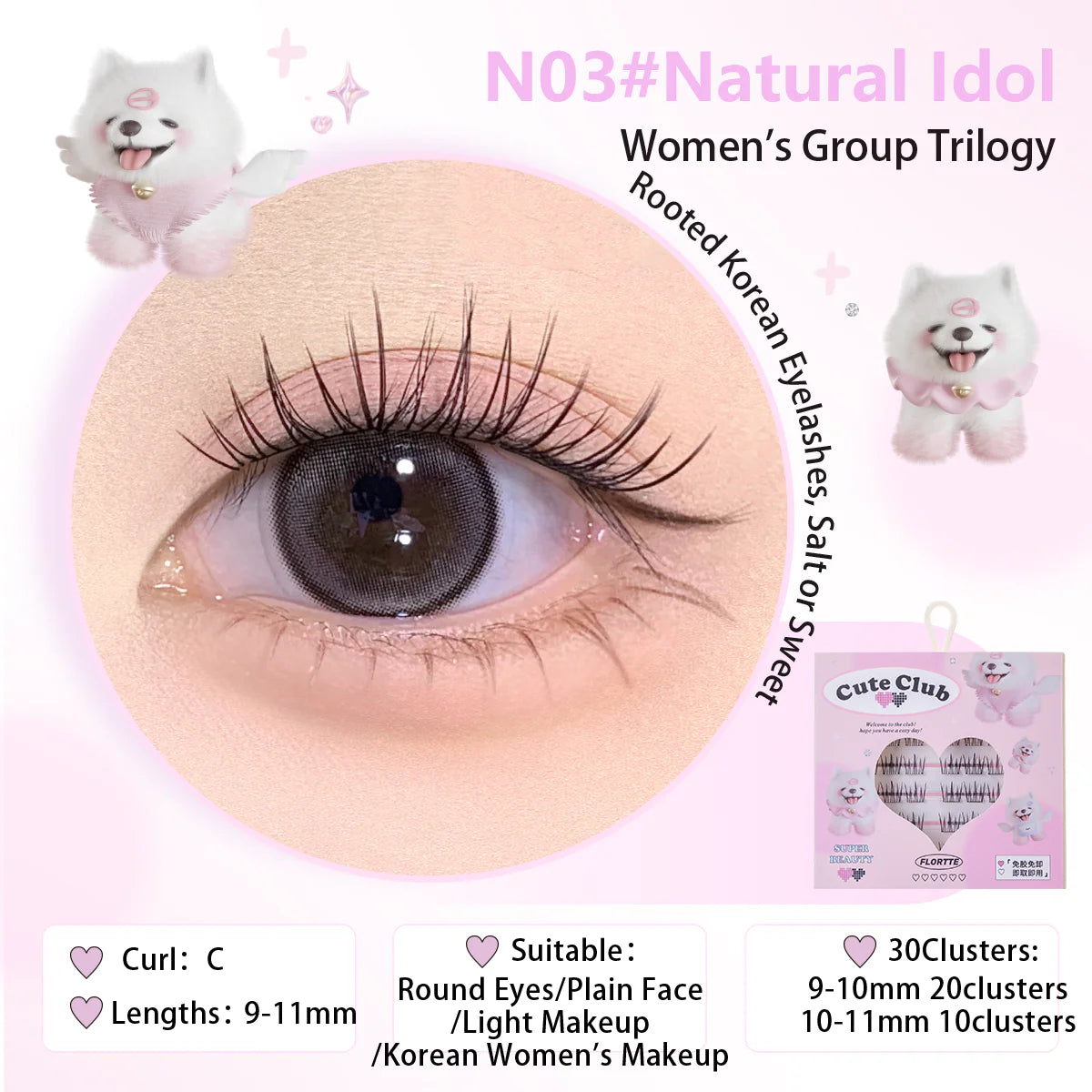 Special Edition False Eyelashes - 3 Style (1-3)