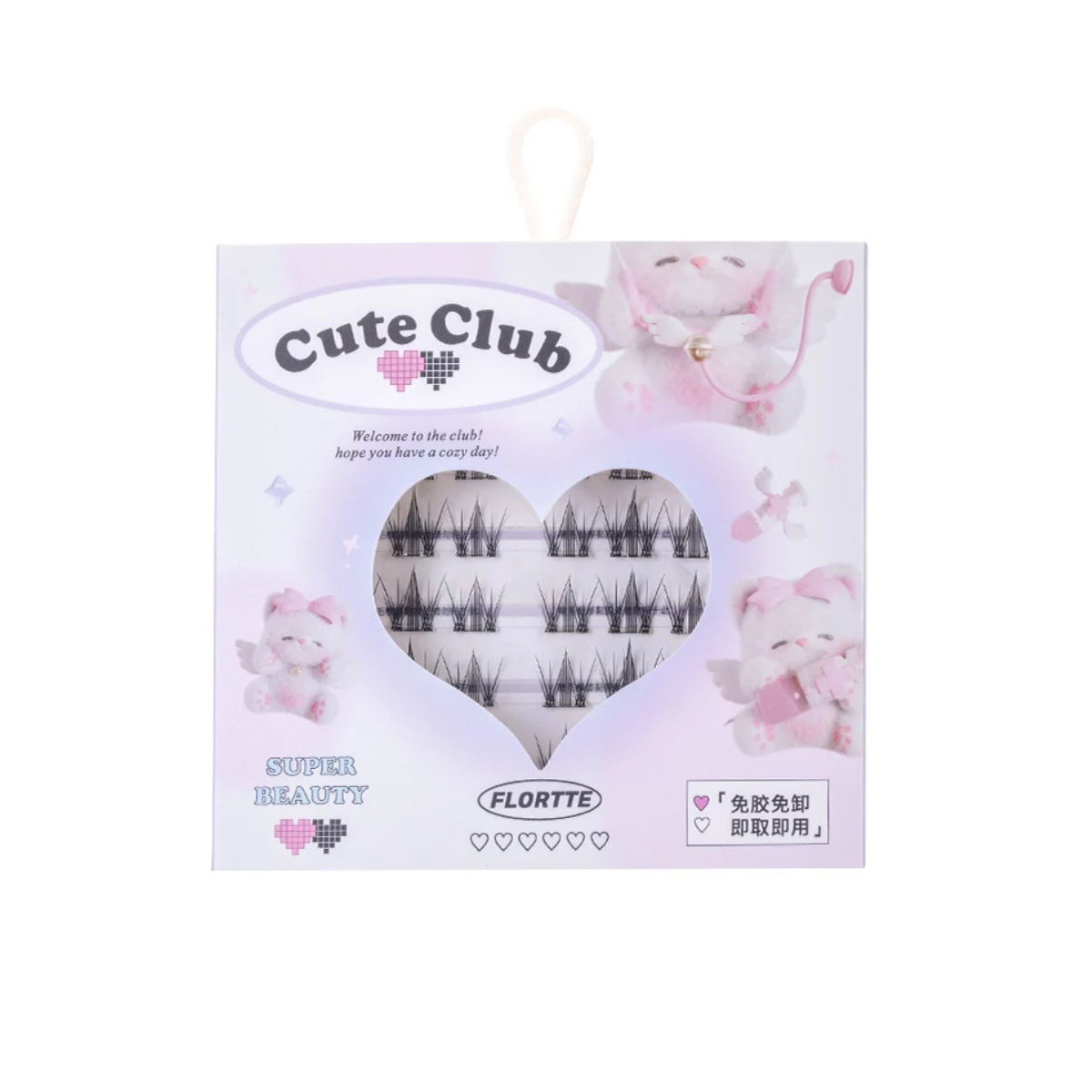 FLORTTE Special Edition False Eyelashes - 2 Style (4-5) - TokTok Beauty