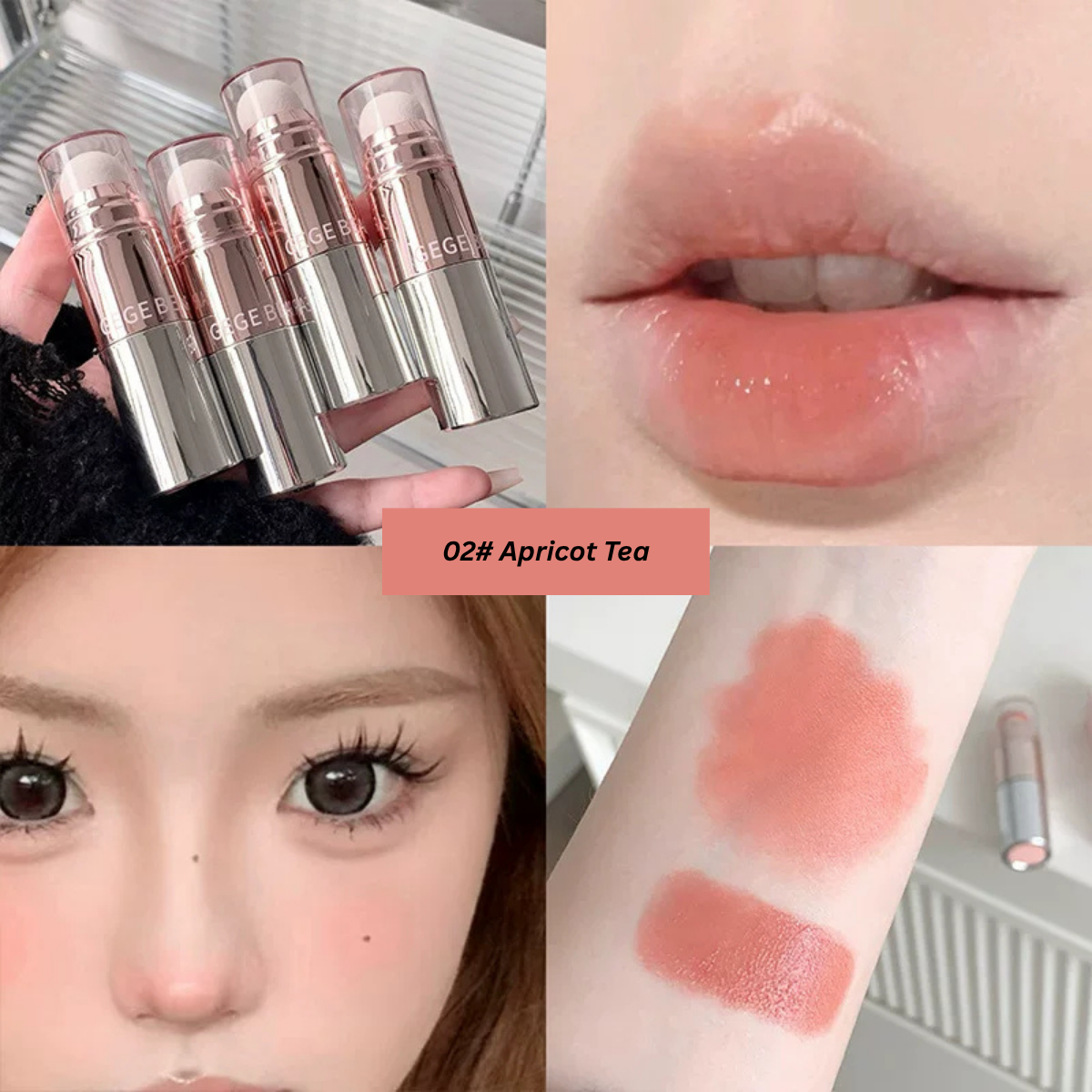 Gege Bear Lip & Cheek Multi-Purpose Cream - TokTok Beauty