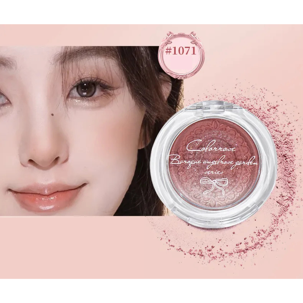 COLORROSE Vintage Queen Embossed Gradient Blush - TokTok Beauty