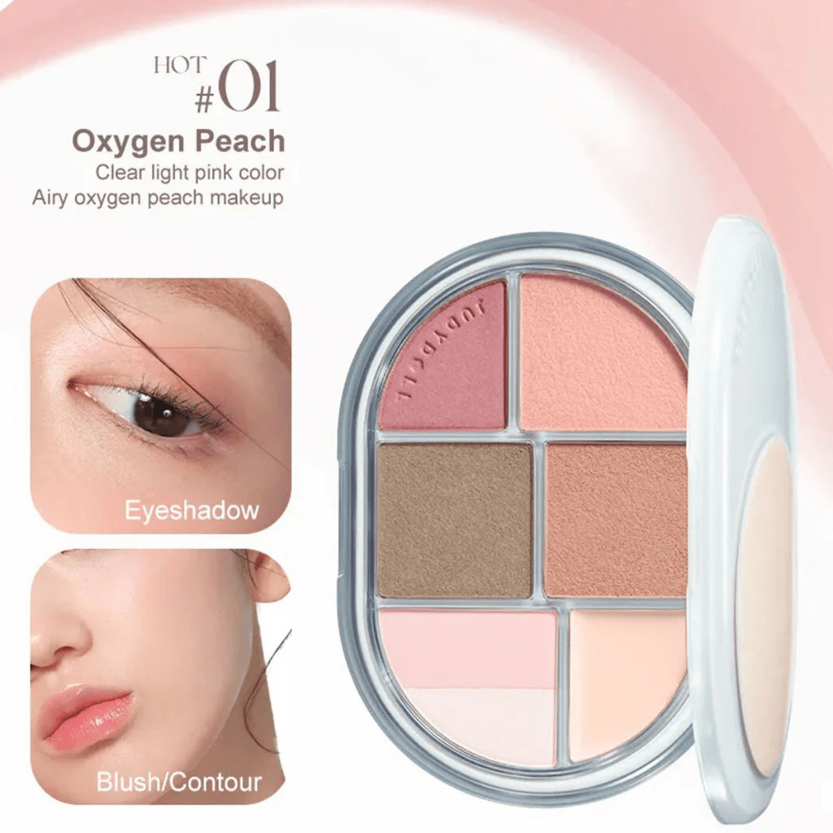 Judydoll Glazed Face Makeup Palette - 01 - TokTok Beauty