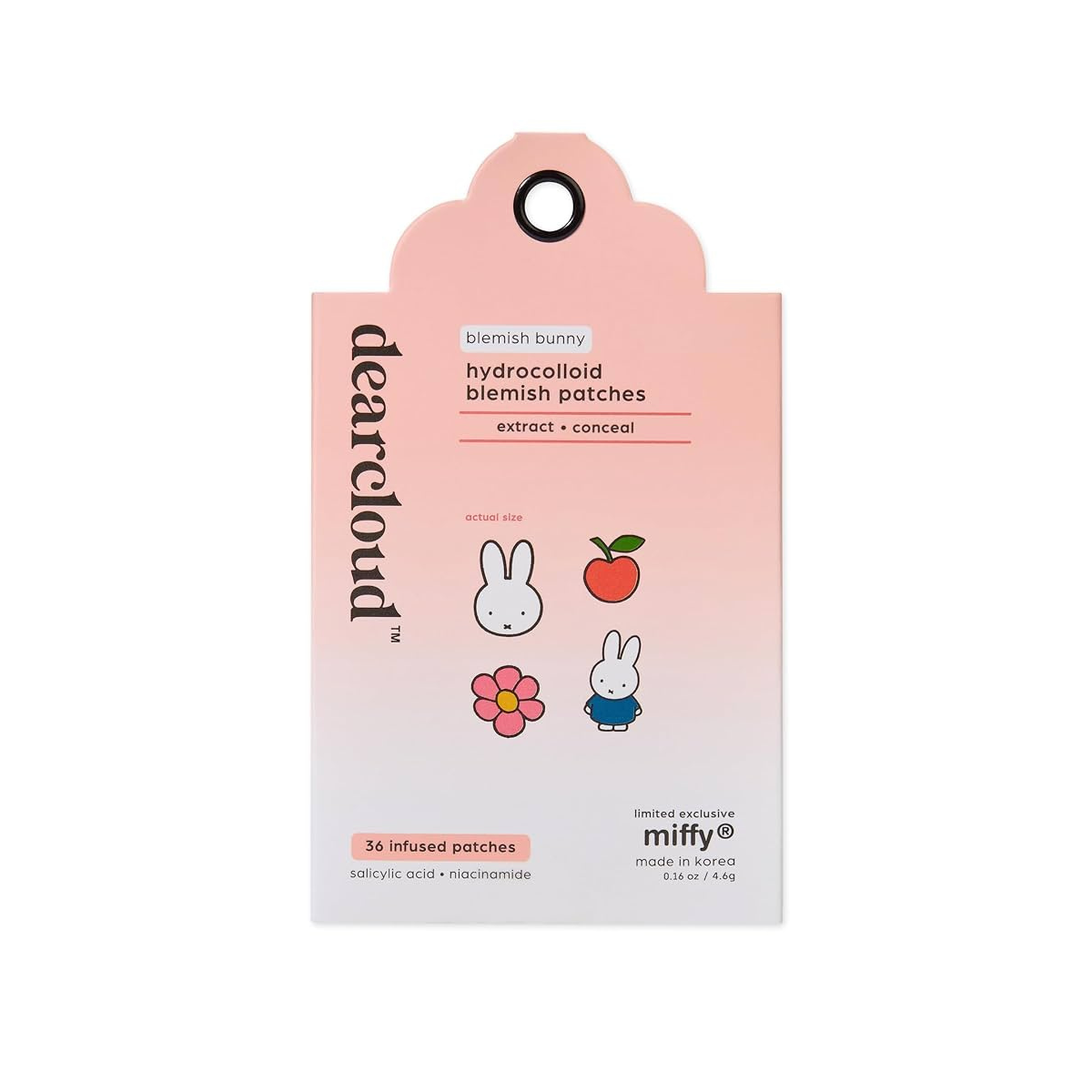 Dearcloud Miffy Hydrocolloid Blemish Patch Refill Set - TokTok Beauty