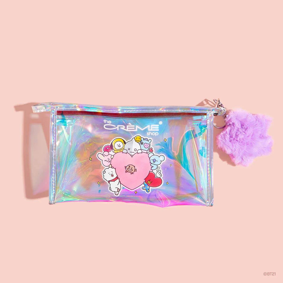 The Creme Shop BT21 Holographic Travel Pouch - TokTok Beauty