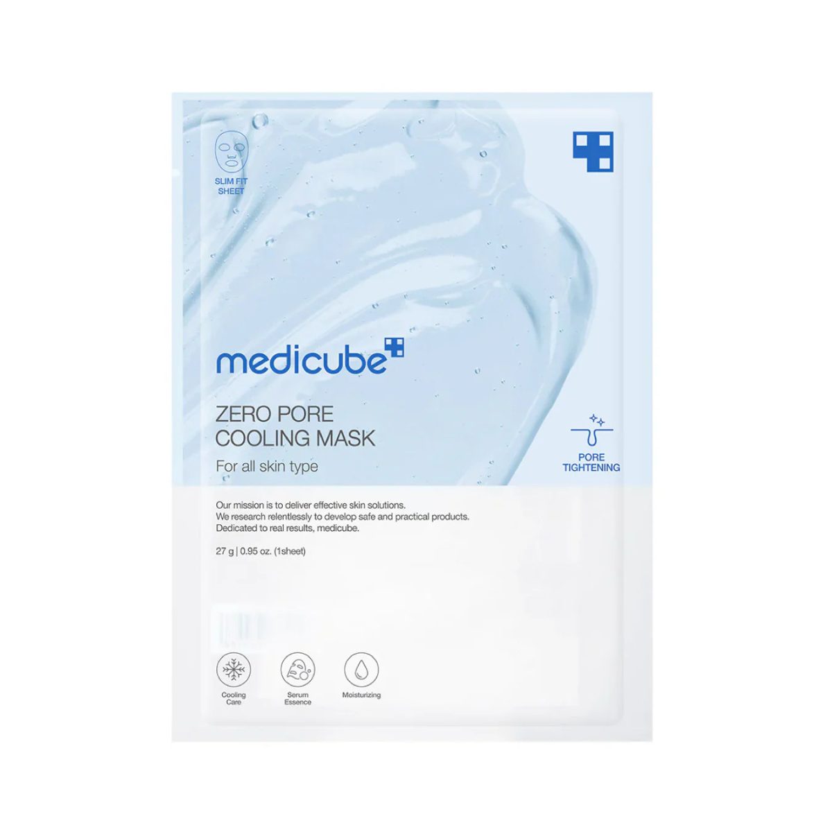 プランエス　medicube シートマスク medicube Zero Pore Cooling Mask | TokTok Beauty