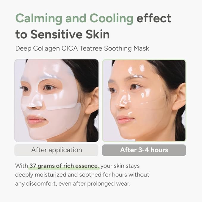 SUNGBOON EDITOR Deep Collagen Mask Cica Teatree Soothing - TokTok Beauty