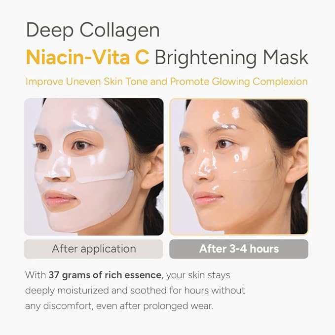 SUNGBOON EDITOR Deep Collagen Mask Niacin Vita C Brightening - TokTok Beauty