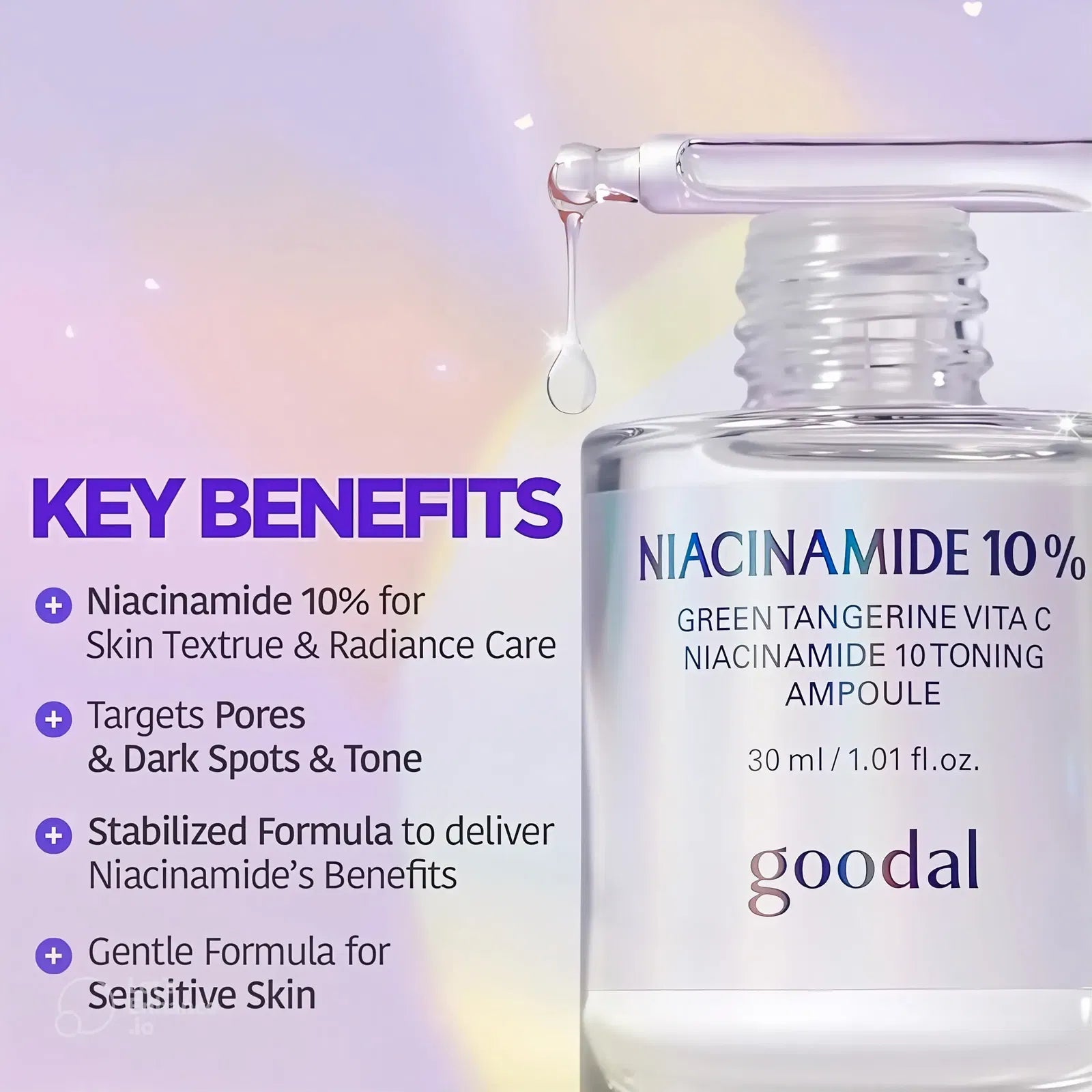 Goodal Green Tangerine Vita C Niacinamide 10 Toning Ampoule - TokTok Beauty