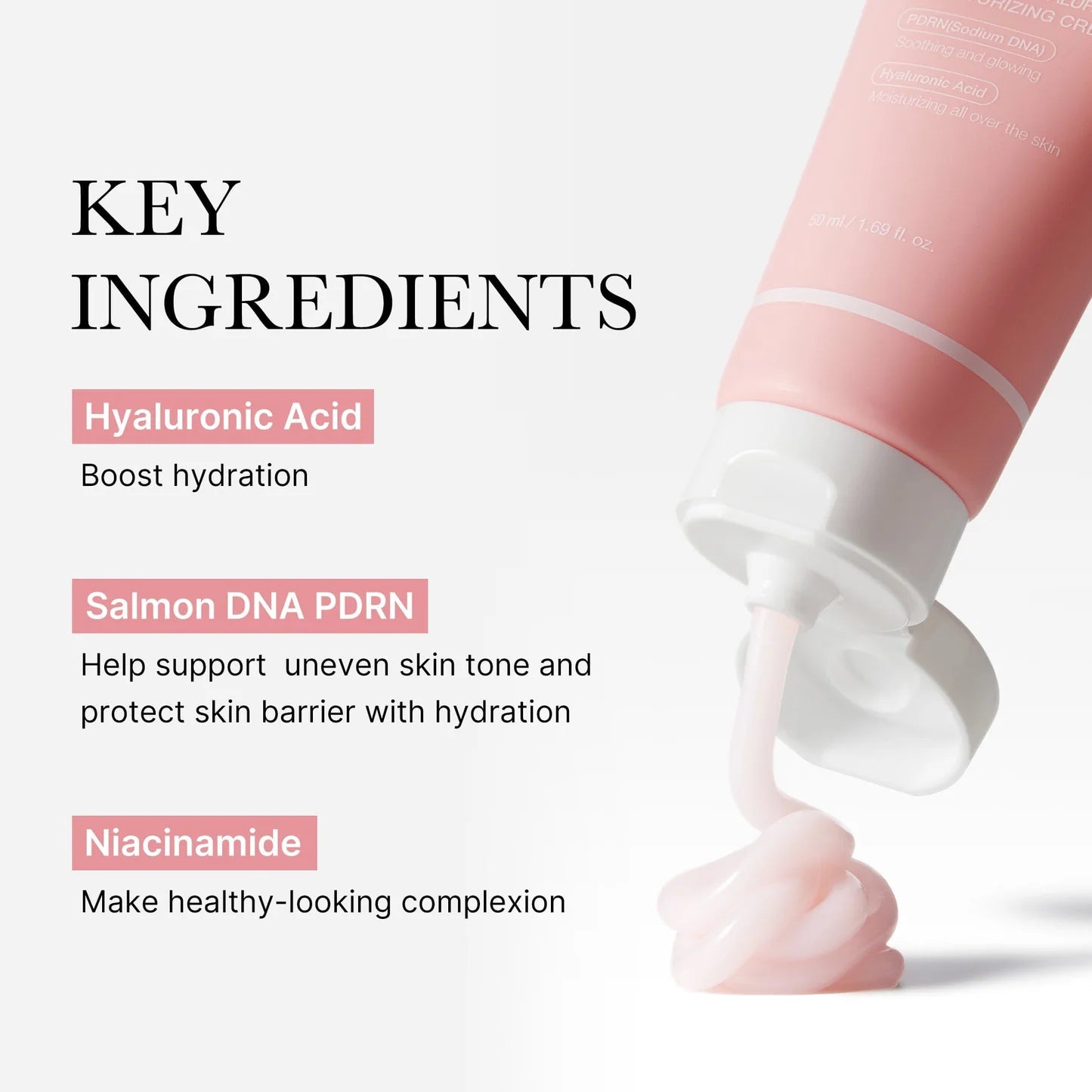 medicube PDRN Pink Hyaluronic Moisturizing Cream - TokTok Beauty