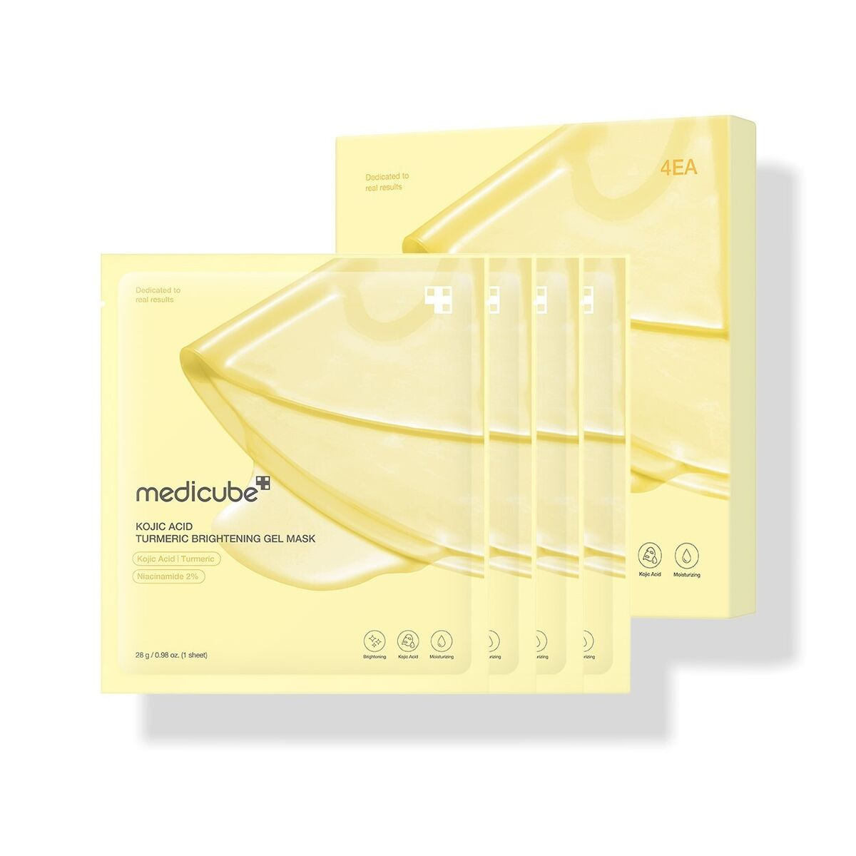 medicube Kojic Acid Turmeric Brightening Gel Mask - TokTok Beauty
