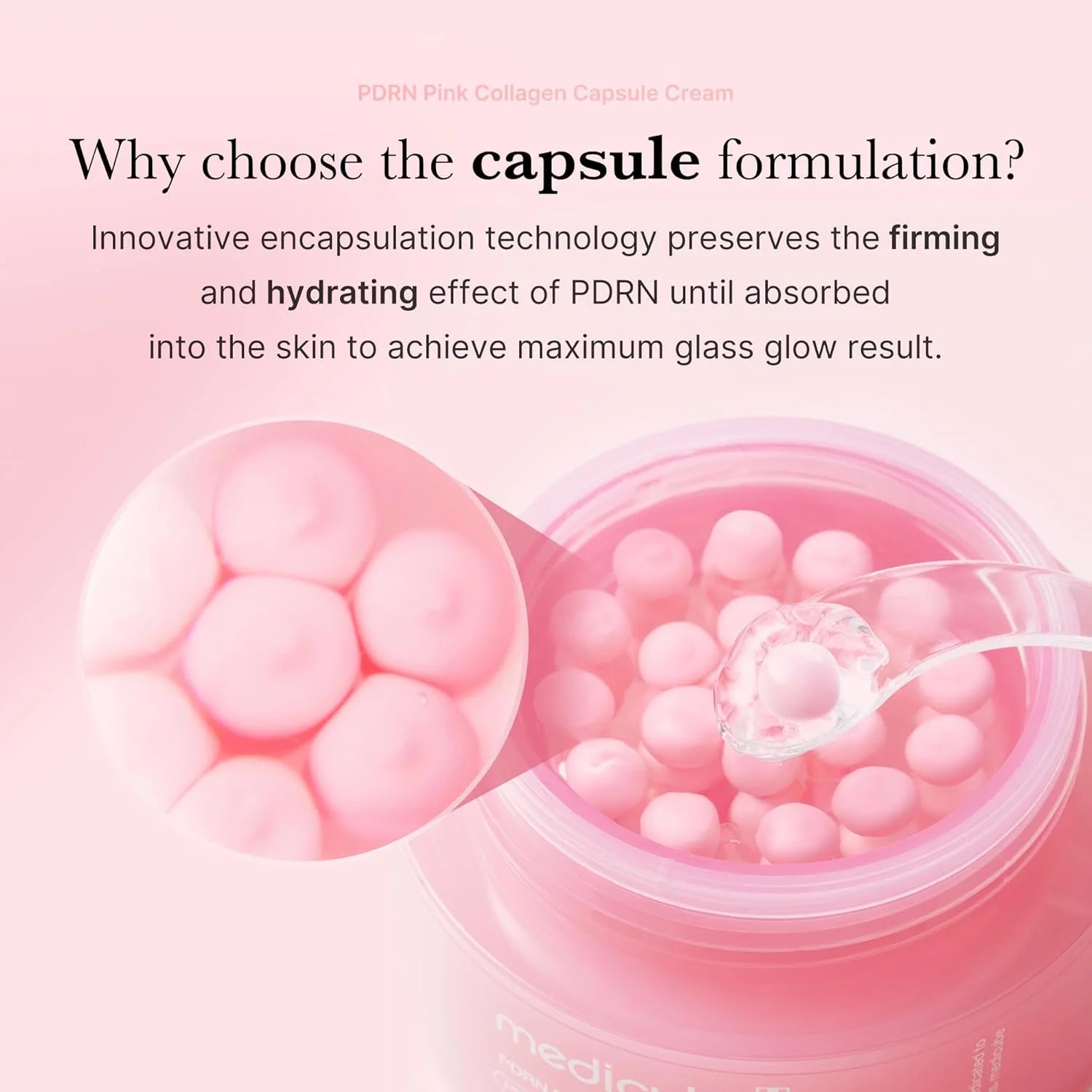 medicube PDRN Pink Collagen Capsule Cream - TokTok Beauty