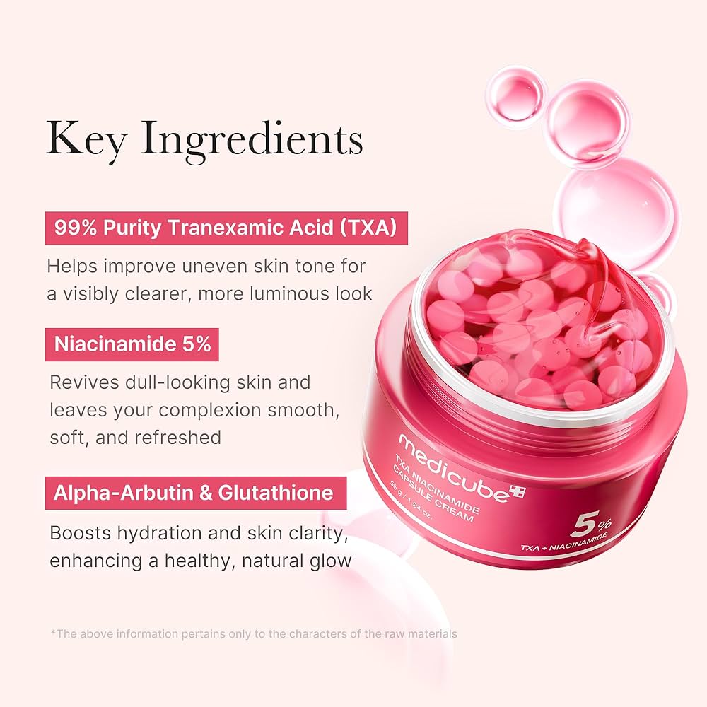 medicube TXA Niacinamide Capsule Cream - TokTok Beauty