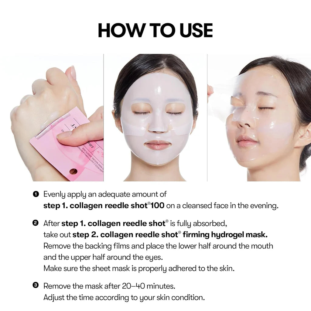 VT Collagen Reedle Shot 100 2Step Hydrogel Mask - TokTok Beauty