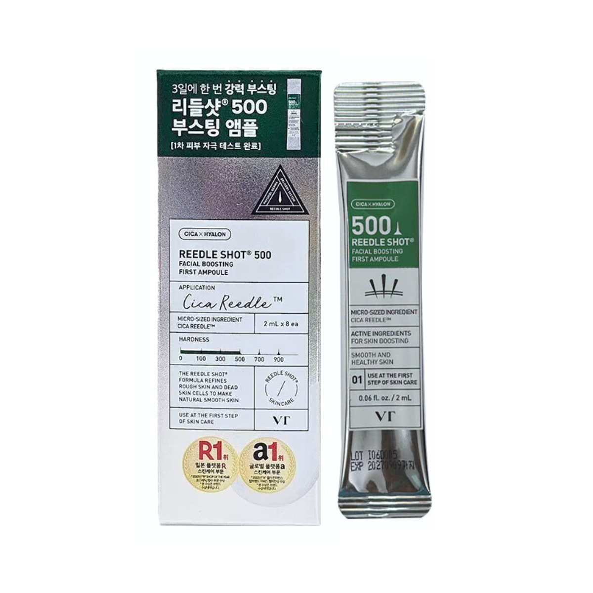 VT Reedle Shot 500 Facial Boosting First Ampoule - TokTok Beauty