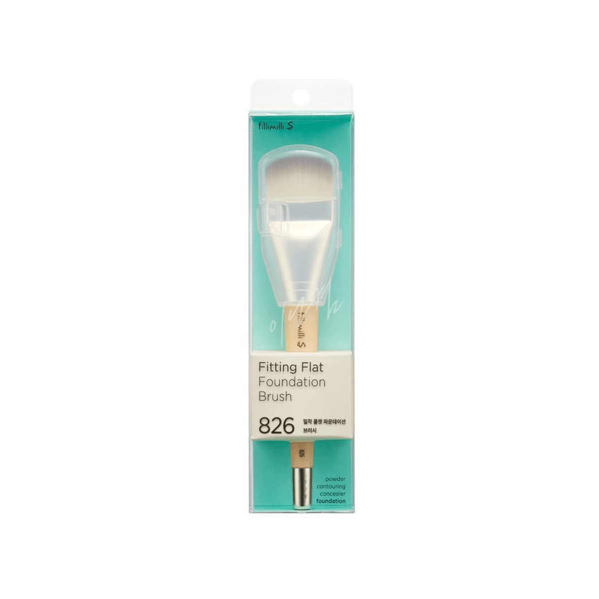 fillimilli S Fitting Flat Foundation Brush 826 - TokTok Beauty