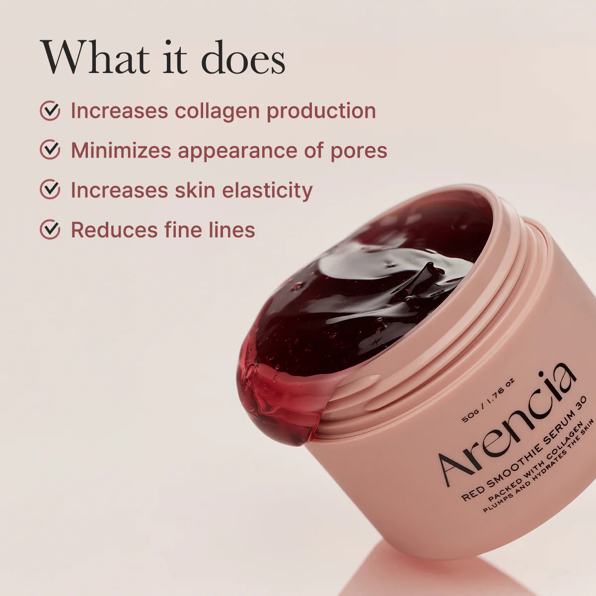 Arencia Fresh Red Smoothie Serum 30 - TokTok Beauty