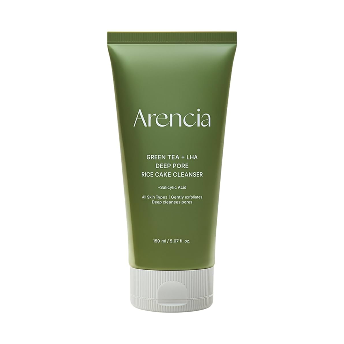 Arencia Green Tea + LHA Deep Pore Rice Cake Cleanser - TokTok Beauty