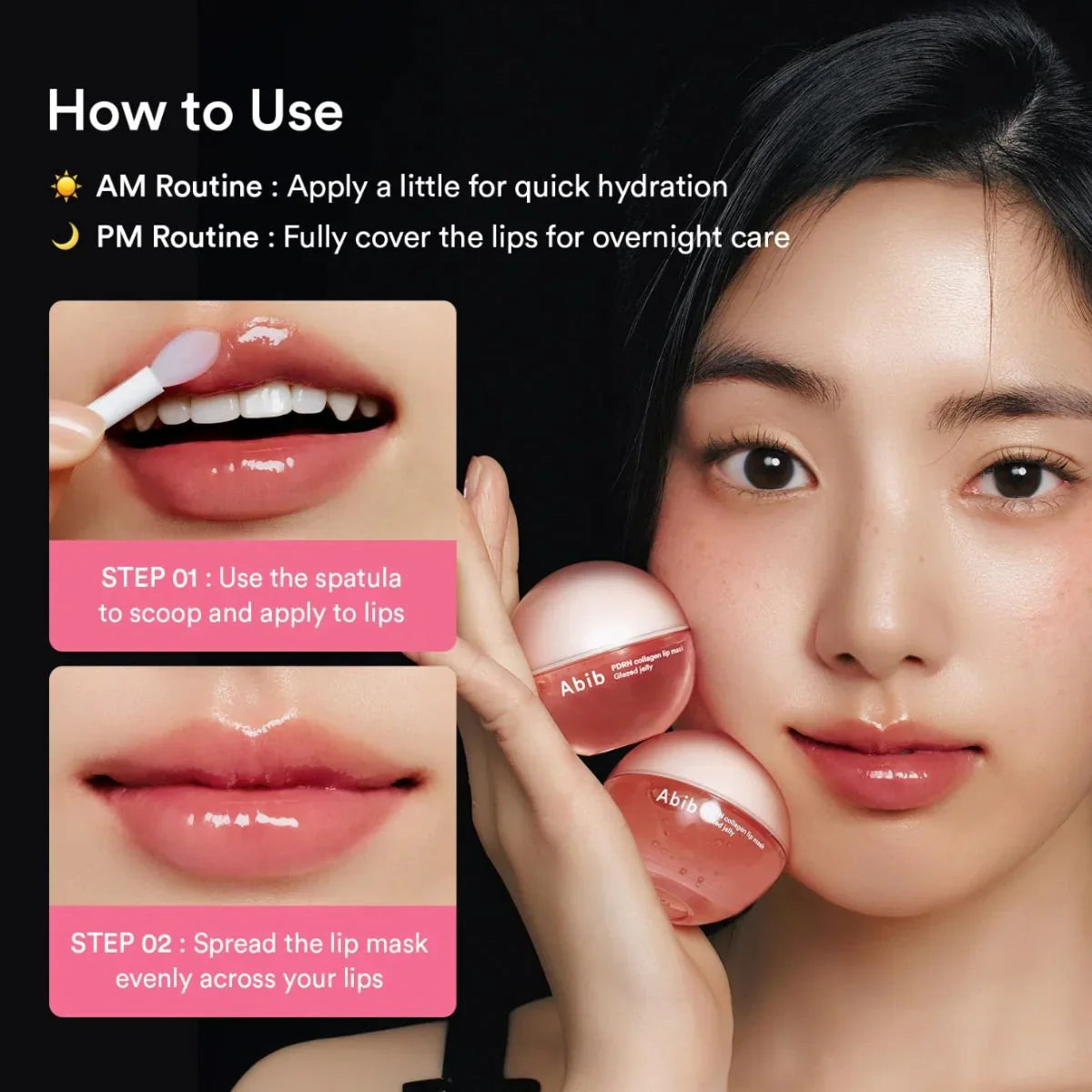 Abib PDRN Collagen Lip Mask Glazed Jelly - TokTok Beauty