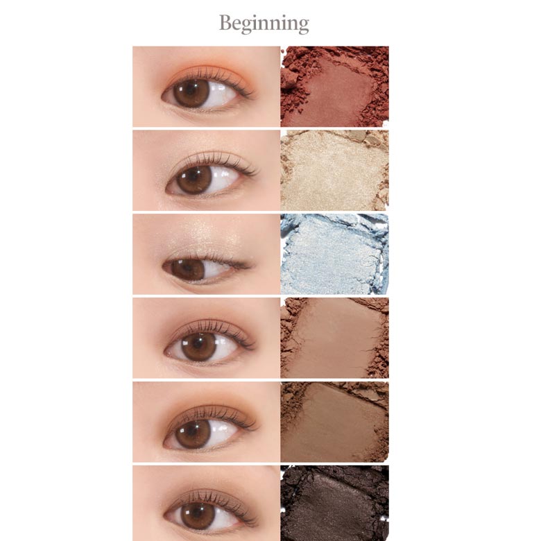 Laka Forever 6 Eye Palette (More Colors) - TokTok Beauty