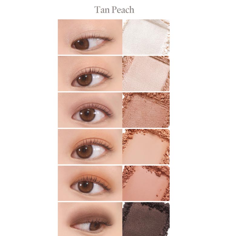 Laka Forever 6 Eye Palette (More Colors) - TokTok Beauty