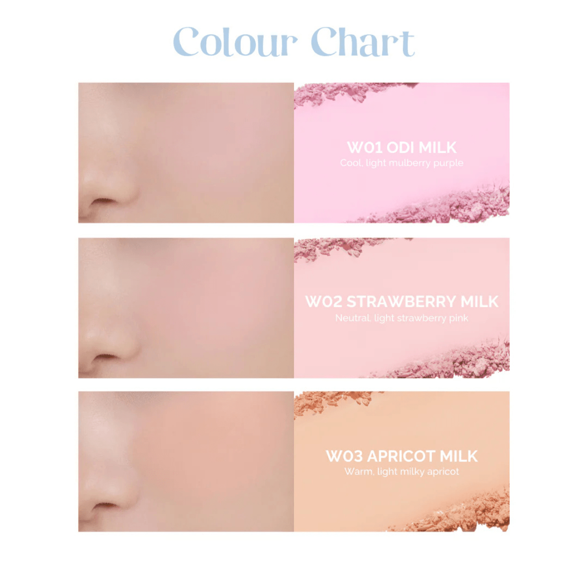 Romand Better Than Cheek W01 Odi Milk - TokTok Beauty