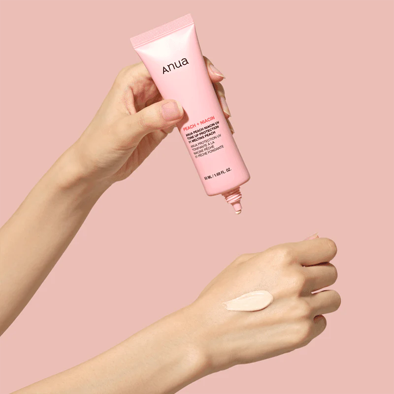 Anua Peach Niacin UV Tone Up Protection 01 Melting Peach - TokTok Beauty