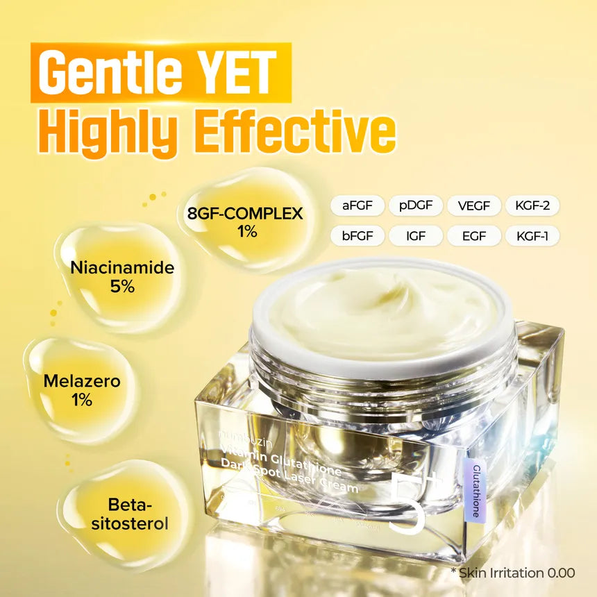 numbuzin No. 5 Vitamin Glutathione Dark Spot Laser Cream - TokTok Beauty