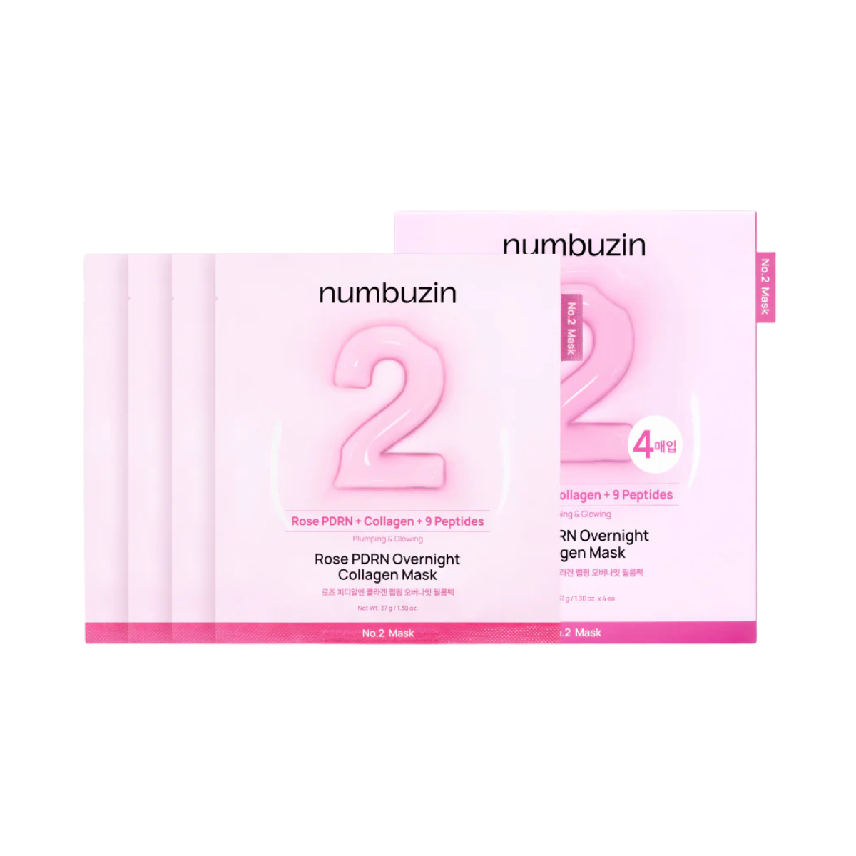 No.2 Rose PDRN Overnight Collagen Mask