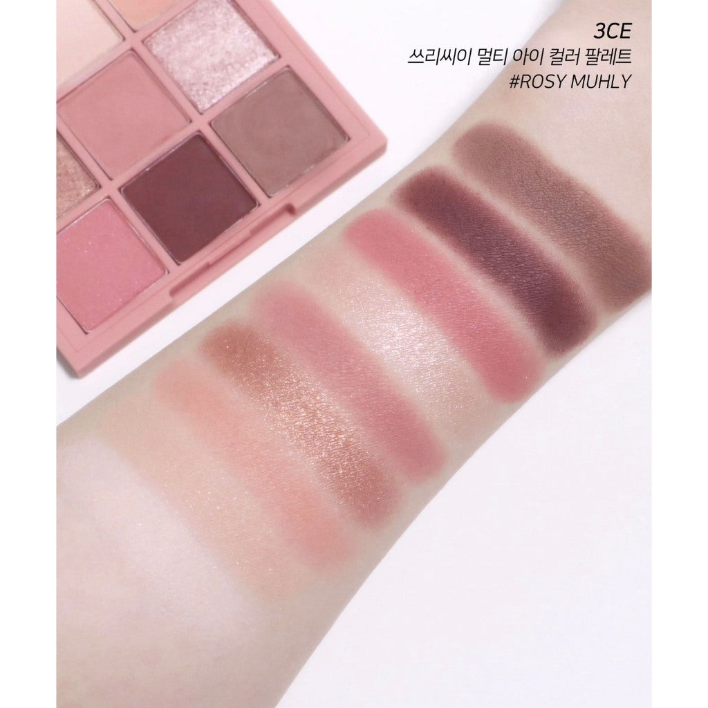 3CE Multi Eye Color Palette #Rosy Muhly - TokTok Beauty