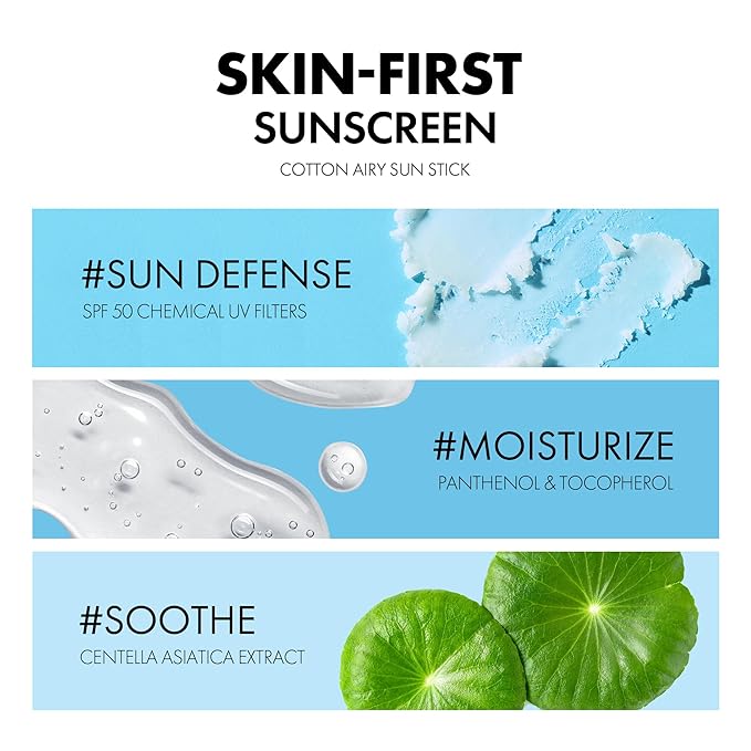 TOCOBO Cotton Airy Sun Stick - TokTok Beauty