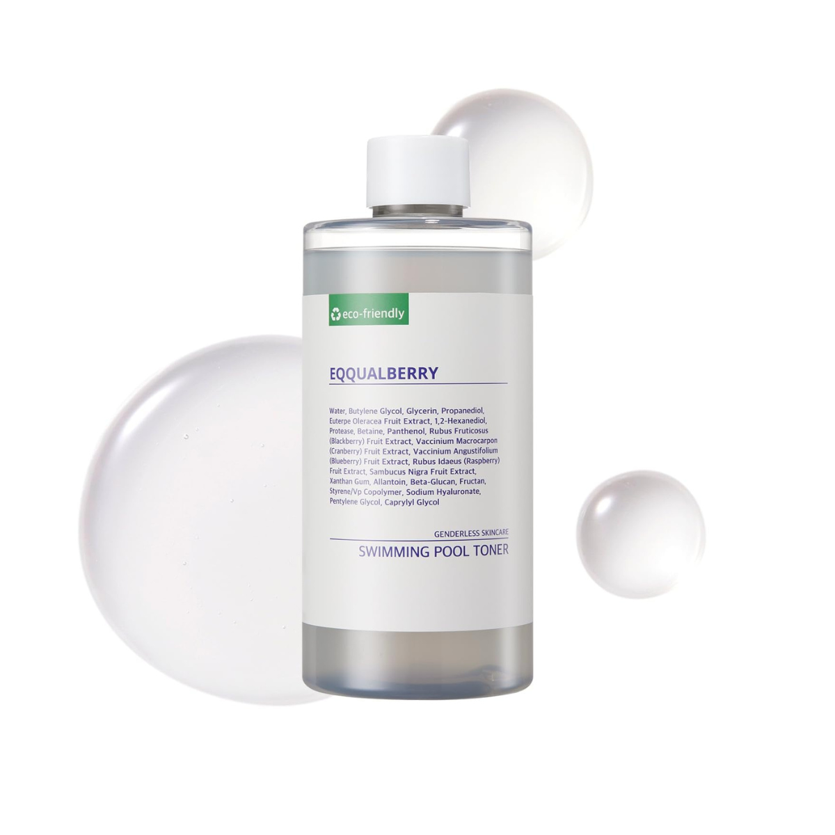 EQQUALBERRY Swimming Pool Daily Facial Toner - 2 Sizes - TokTok Beauty