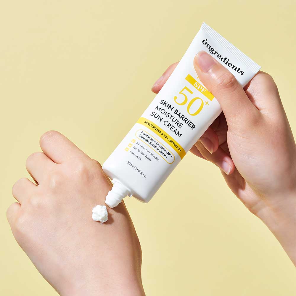 ongredients Skin Barrier Moisture Sun Cream - TokTok Beauty