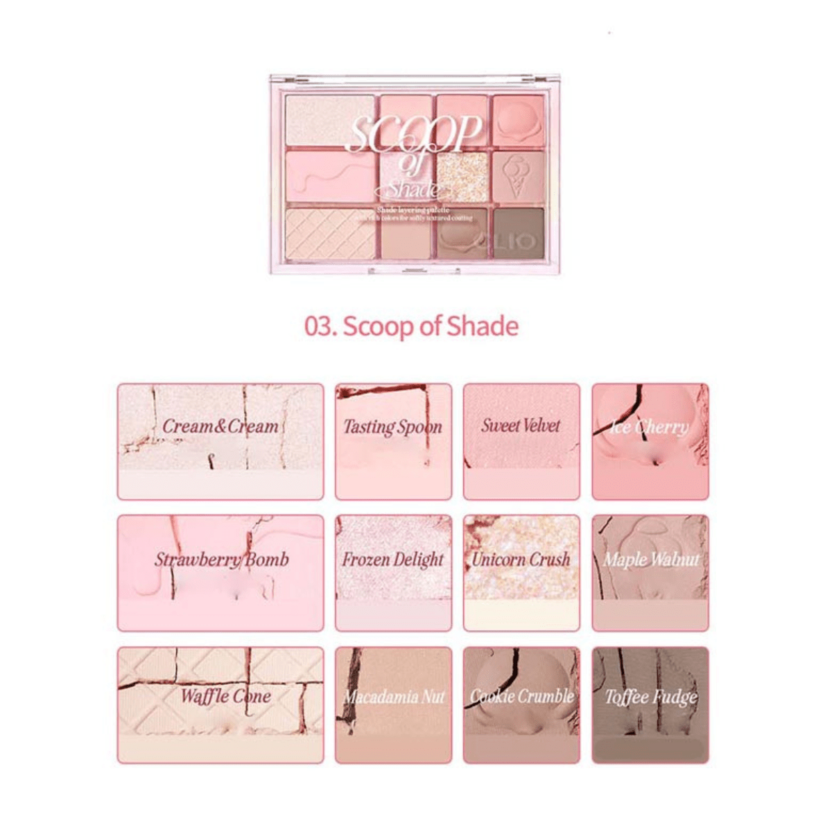 CLIO Shade & Shadow Palette (Sweet Pleasure Edition) - TokTok Beauty