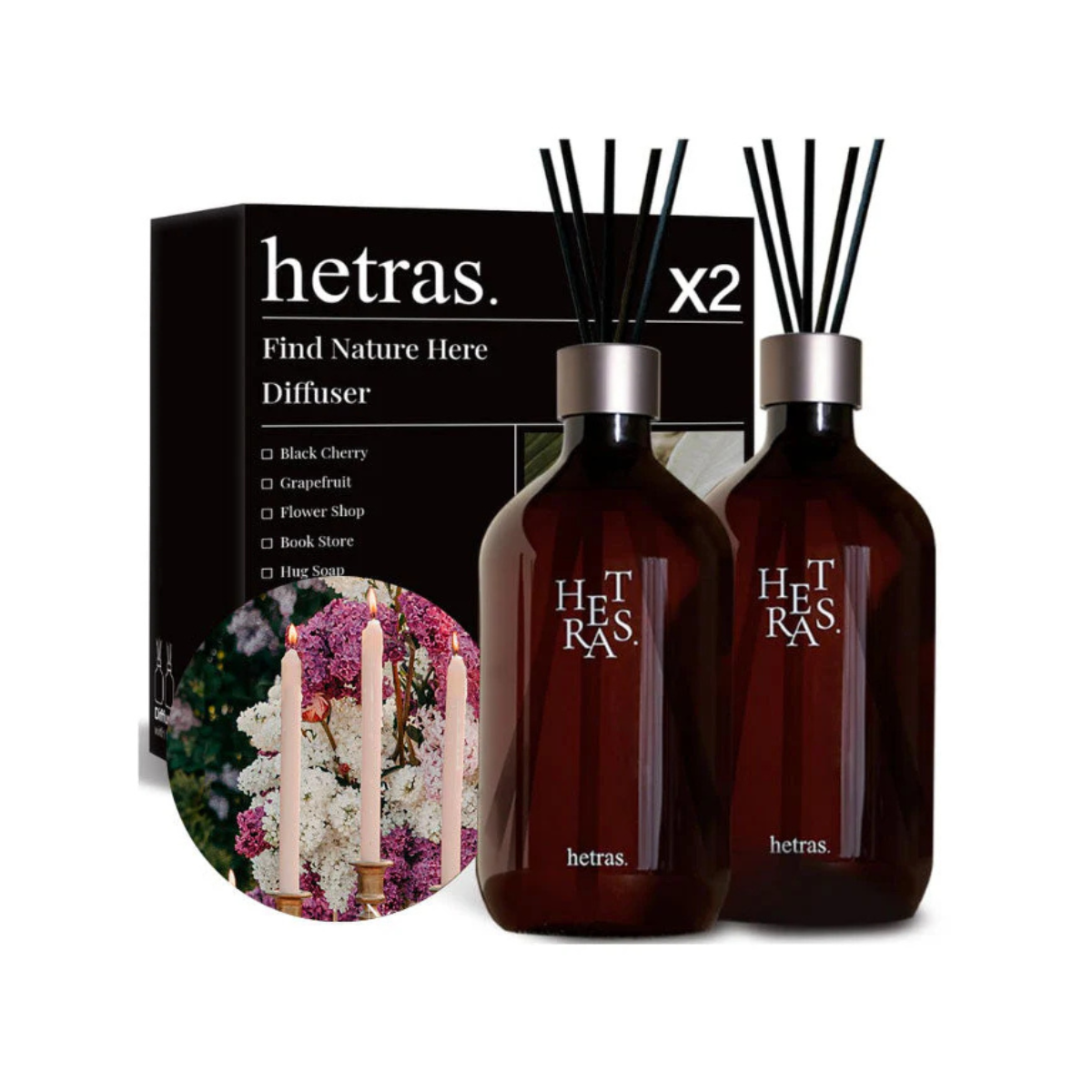 hetras Premium Diffuser (Romantic Lavender) - TokTok Beauty