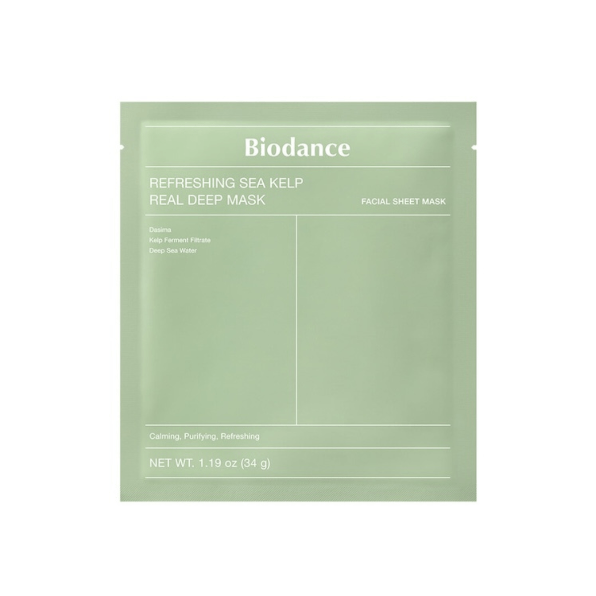 Biodance Refreshing Sea Kelp Real Deep Mask - TokTok Beauty