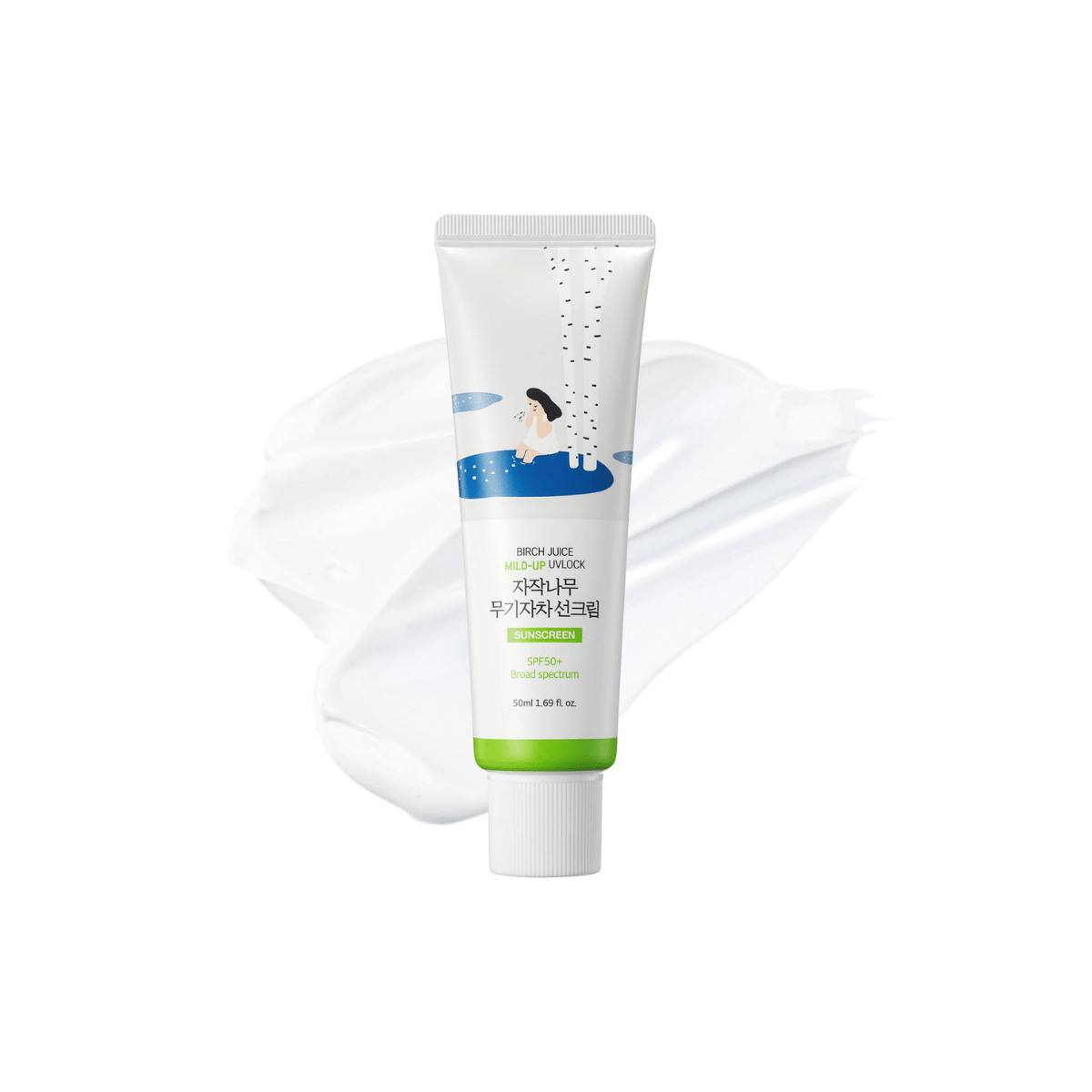 Round Lab Birch Juice Mild-up UVLock SPF50+ Sunscreen - TokTok Beauty