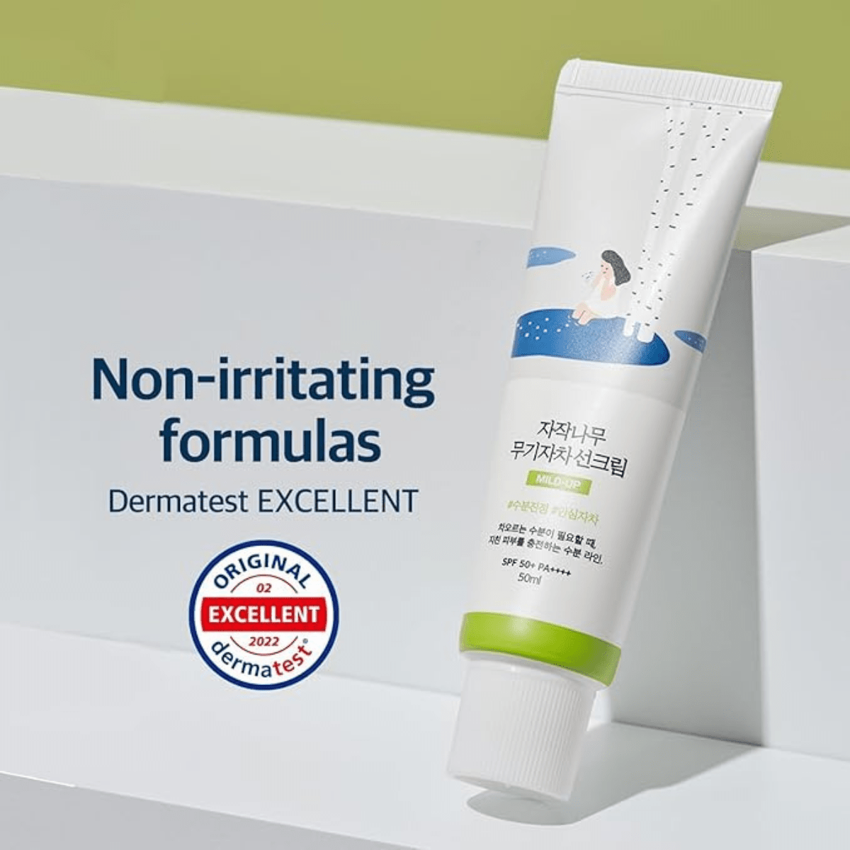 Round Lab Birch Juice Mild-up UVLock SPF50+ Sunscreen - TokTok Beauty