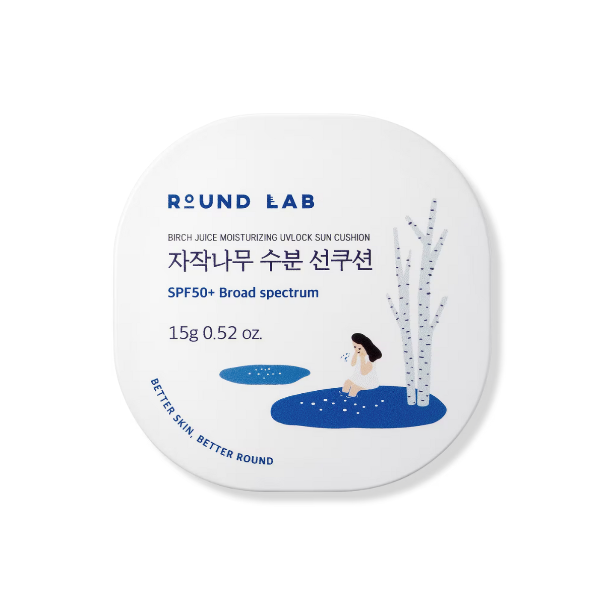 Round Lab Birch Juice Moisturizing Sun Cushion - TokTok Beauty