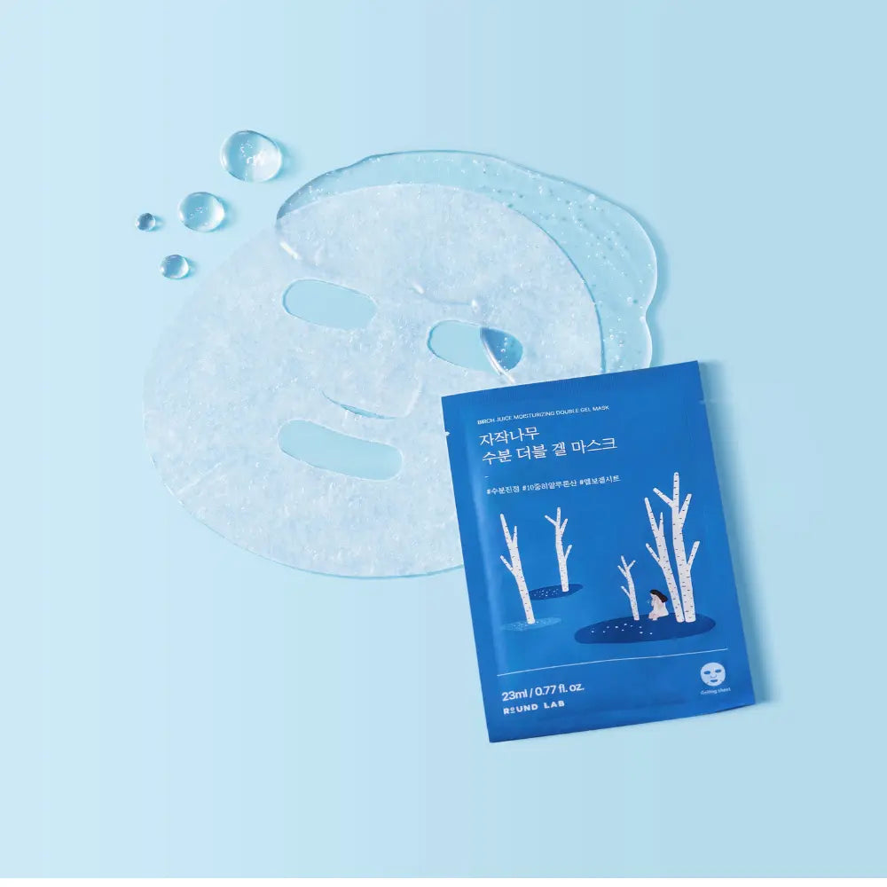 Round Lab Birch Juice Moisturizing Double Gel Mask - TokTok Beauty