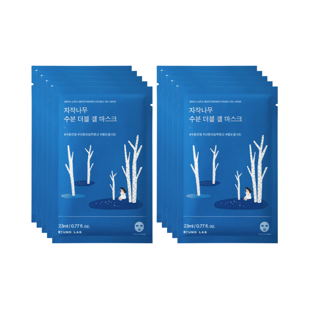 Round Lab Birch Juice Moisturizing Double Gel Mask - TokTok Beauty