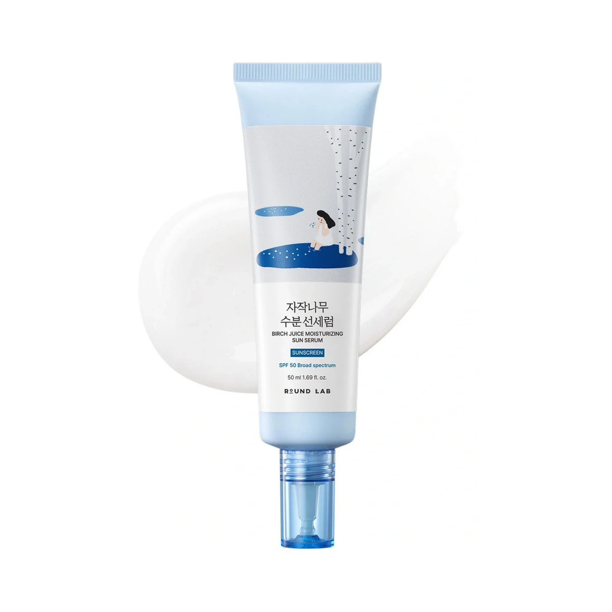 Round Lab Birch Juice Moisturizing Sun Serum - TokTok Beauty
