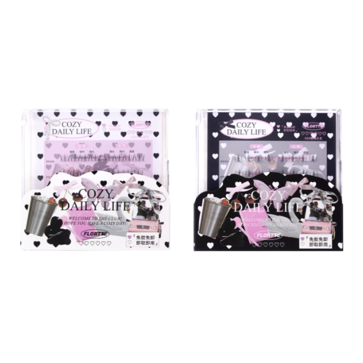 FLORTTE Glue-Free False Eyelash (1-2) - TokTok Beauty