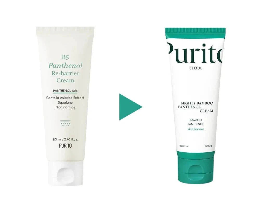 PURITO Mighty Bamboo Panthenol Cream - TokTok Beauty