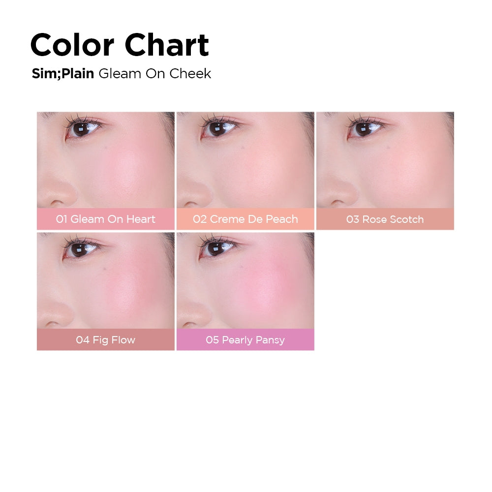 CLIO SIM;PLAIN Gleam On Cheek (More Colors) - TokTok Beauty